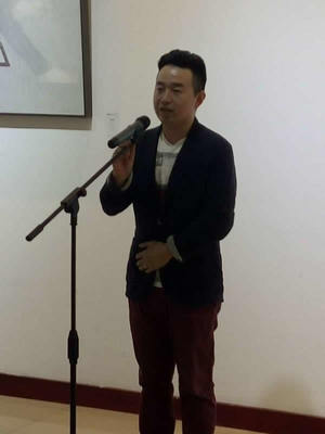 丹青品读现场 虚设——李振博士作品展在德州董子文化街美术馆开幕